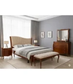 Kit de chambre à coucher ana couleur marron (sans armoire)