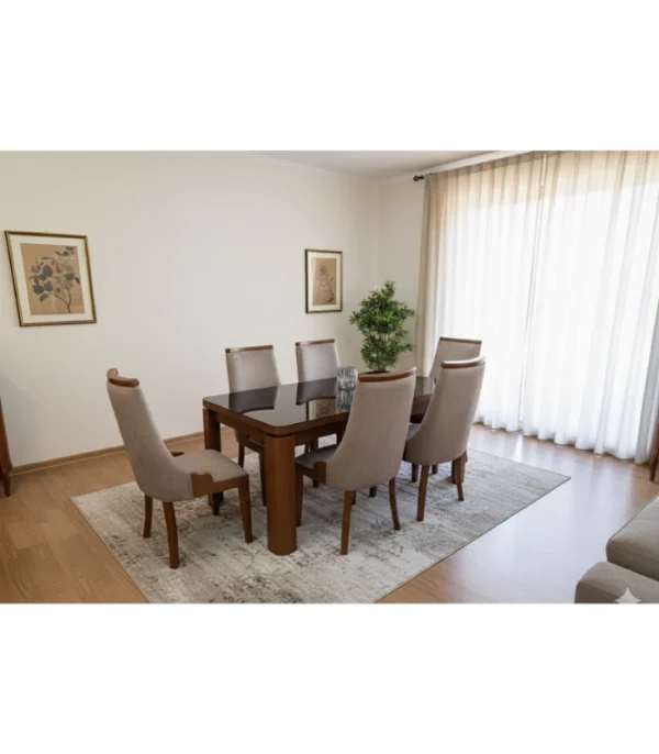 Table à manger alpha marron