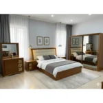 Chambre à coucher gold 2 portes