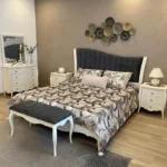 Kit de chambre à coucher ana couleur blanche (sans armoire)