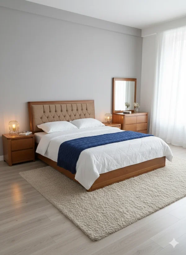 Kit de chambre à coucher aadl marron (sans armoire)