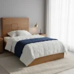 Lit aadl panneau marron 90x190cm